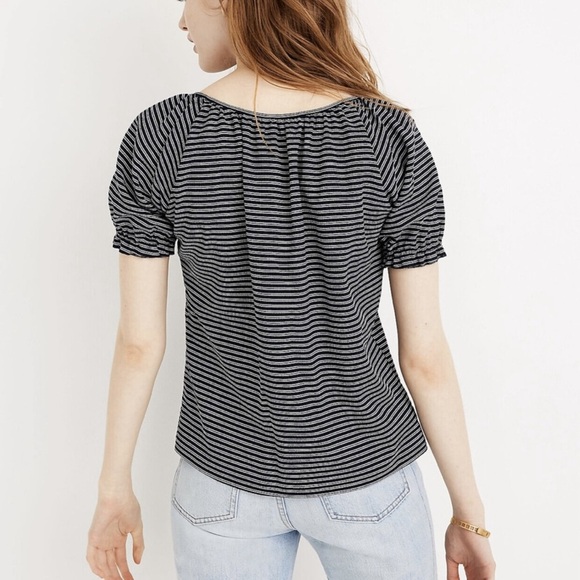Madewell Texture & Thread Peasant Top - Picture 3 of 6